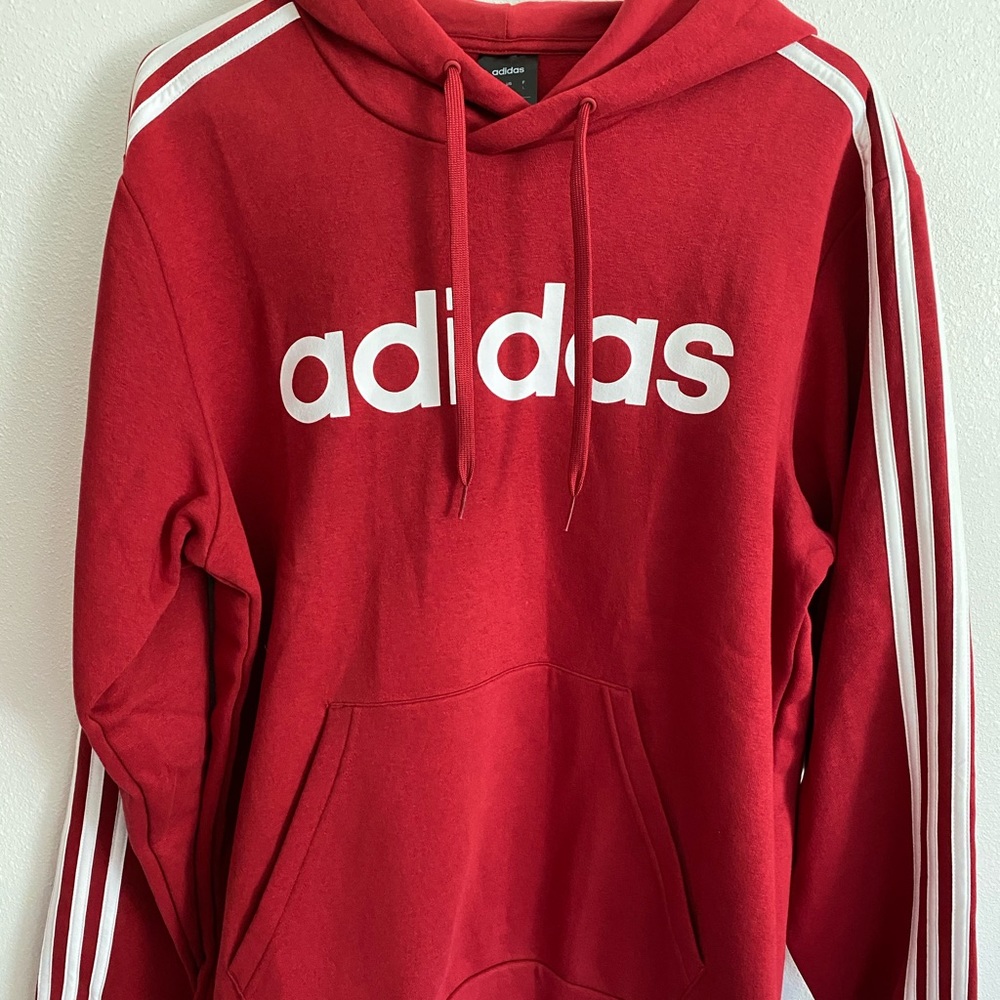Red adidas sweatshirt